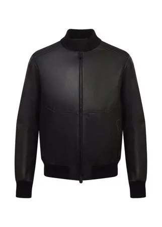 Кожаный бомбер Zegna Couture