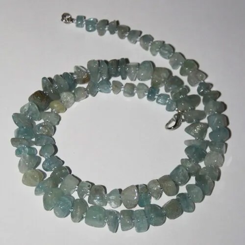 Бусы True Stones, аквамарин, длина 49 см, голубой