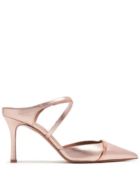 Malone Souliers мюли Yoana с эффектом металлик, розовый