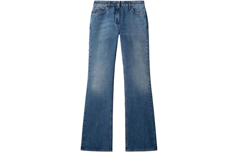 OFF-WHITE Женские джинсы, цвет Blue