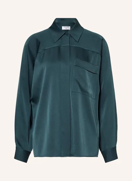 Блузка-Рубашка из атласа Filippa K, синий
