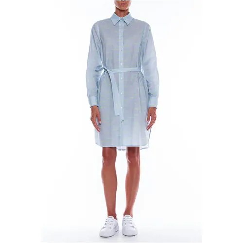 Платье для женщин, BIKKEMBERGS, модель: DV04000T336A0065, цвет: светло-синий, размер: 40
