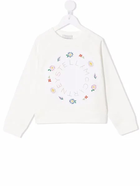 Stella McCartney Kids толстовка с логотипом