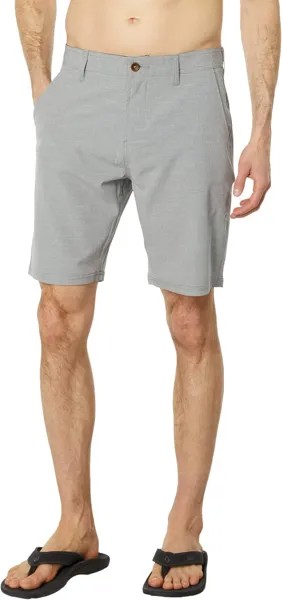 Прогулочные шорты Fin Rope Hybrid 19,5 дюйма VISSLA, цвет Graphite 1
