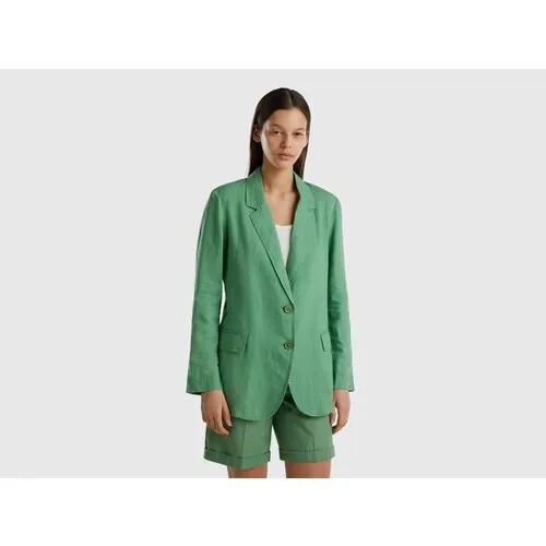 Пиджак UNITED COLORS OF BENETTON, размер 50, зеленый