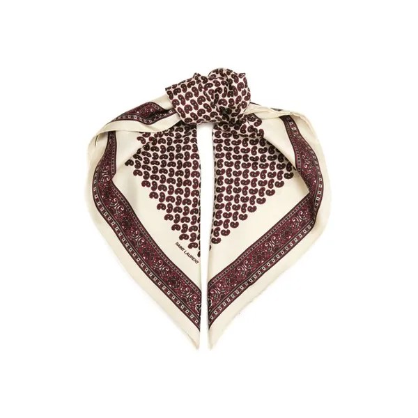 Шелковый платок Saint Laurent
