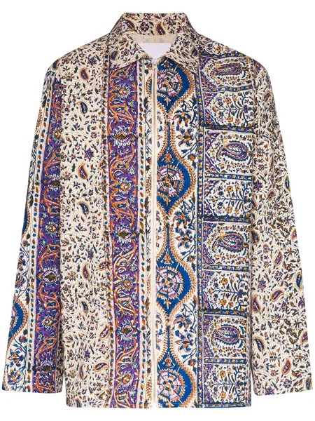 Paria Farzaneh Iranian printed quilted jacket