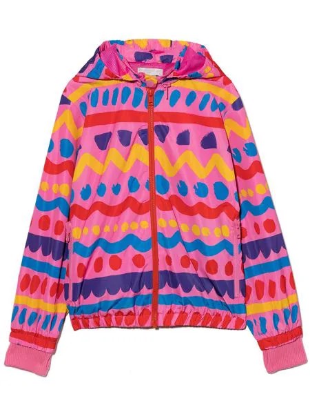 Stella McCartney Kids куртка с графичным принтом