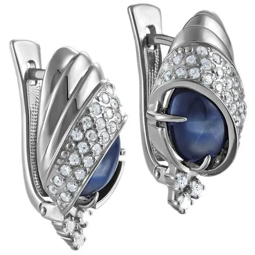 Серьги KABAROVSKY, серебро, 925 проба, фианит