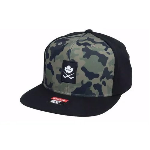 Кепка CCM Camo Flat BRIM Snapback Cap Sr (черный)