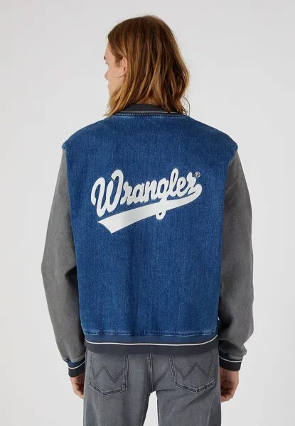 Джинсовая куртка Wrangler БЕЙСБОЛ, цвет easy indigo