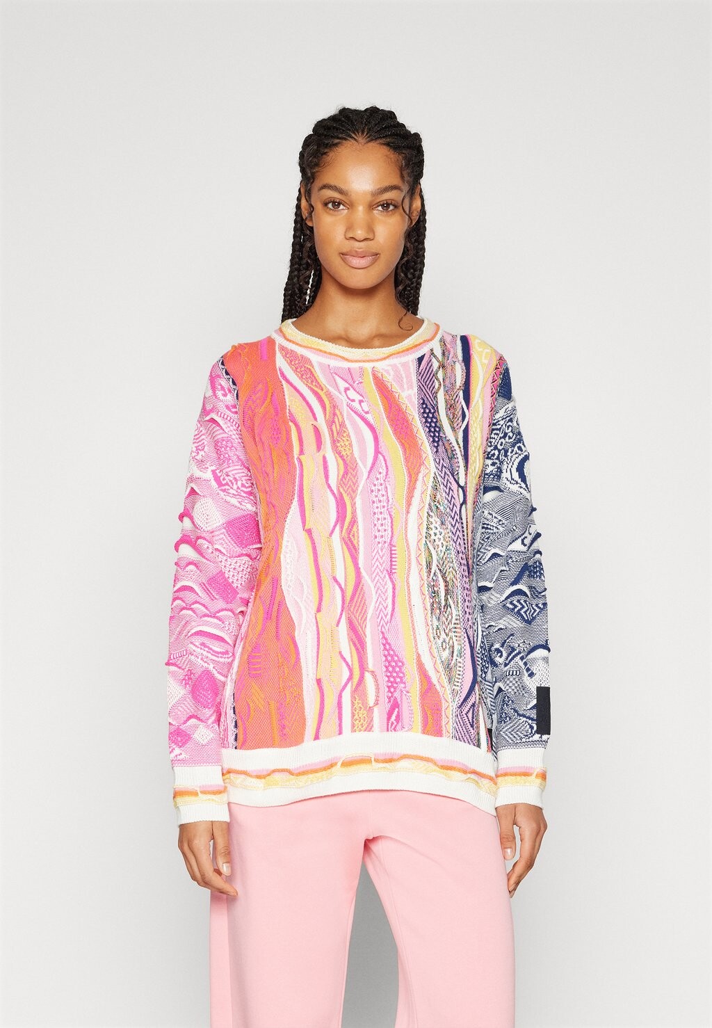 Джемпер PULLOVER ROUNDNECK Carlo Colucci, розовый