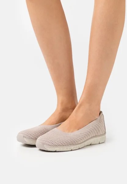 Балетки классические BE COOL Skechers, цвет taupe/natural