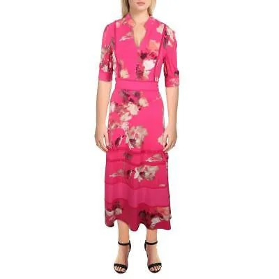 Женское розовое длинное коктейльное и вечернее платье Taylor 8 BHFO 7353
