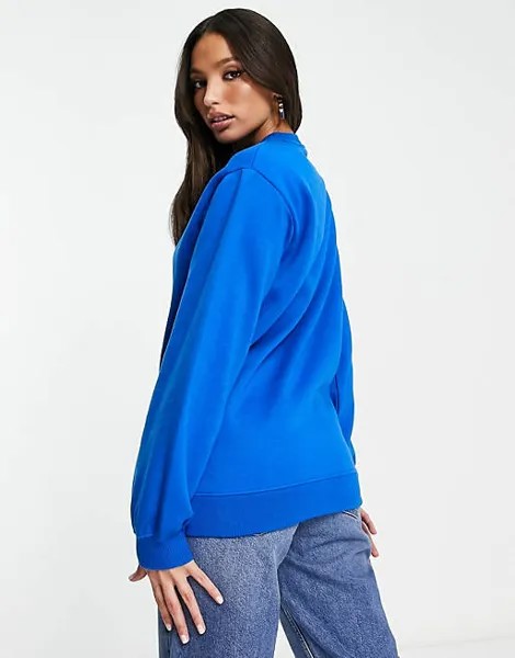 Кобальтовый свитер оверсайз Threadbare Tall Dixie