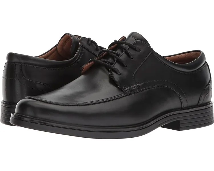 Оксфорды Clarks Un Aldric Park, черная кожа