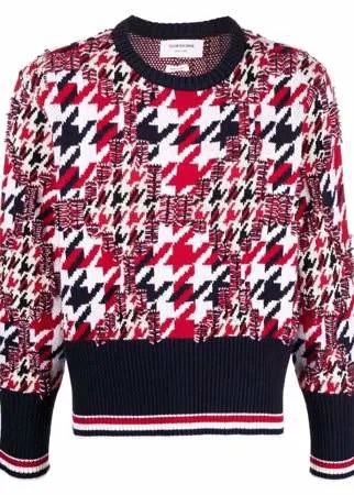 Thom Browne джемпер в ломаную клетку