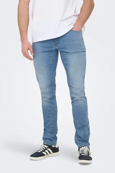 Узкие джинсы Loom Only & Sons, синий