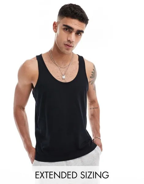 Черная майка ASOS