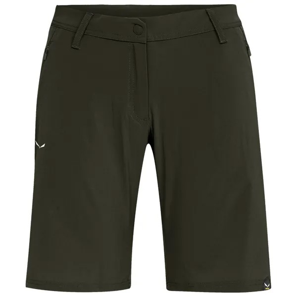 Шорты Salewa Women's Talvena Durastretch, цвет Dark Olive