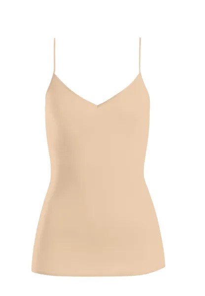 Майка Hanro Spaghetti Top Cotton Seamless, цвет Skin