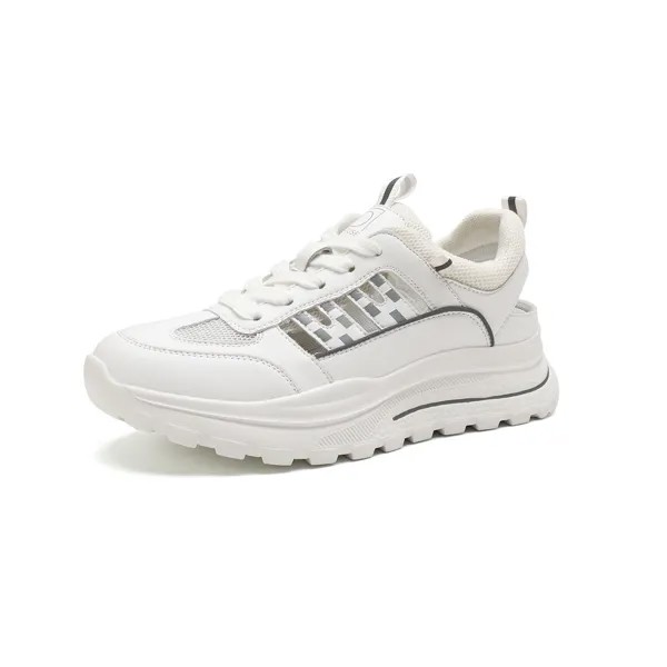 Кроссовки D:FUSE SCANDINAVIA Lifestyle Shoes Women's Low-top White/gray, белый/серый