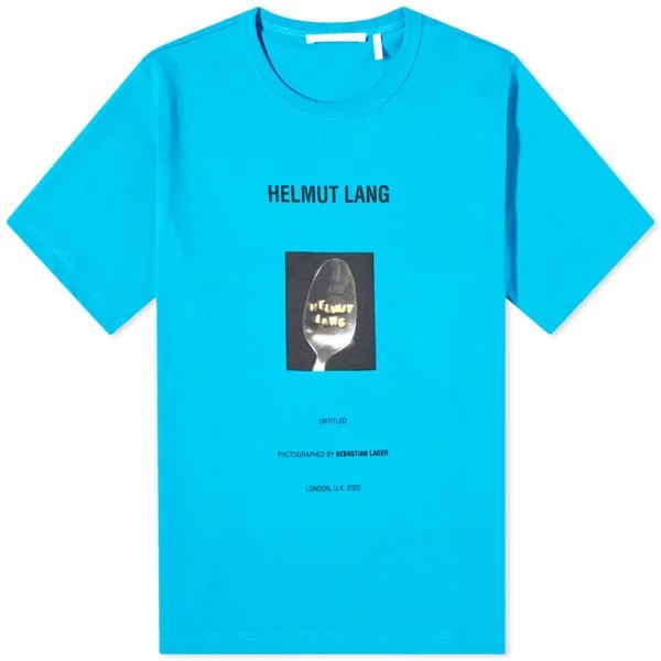 Футболка Helmut Lang Photo 7, лазурный
