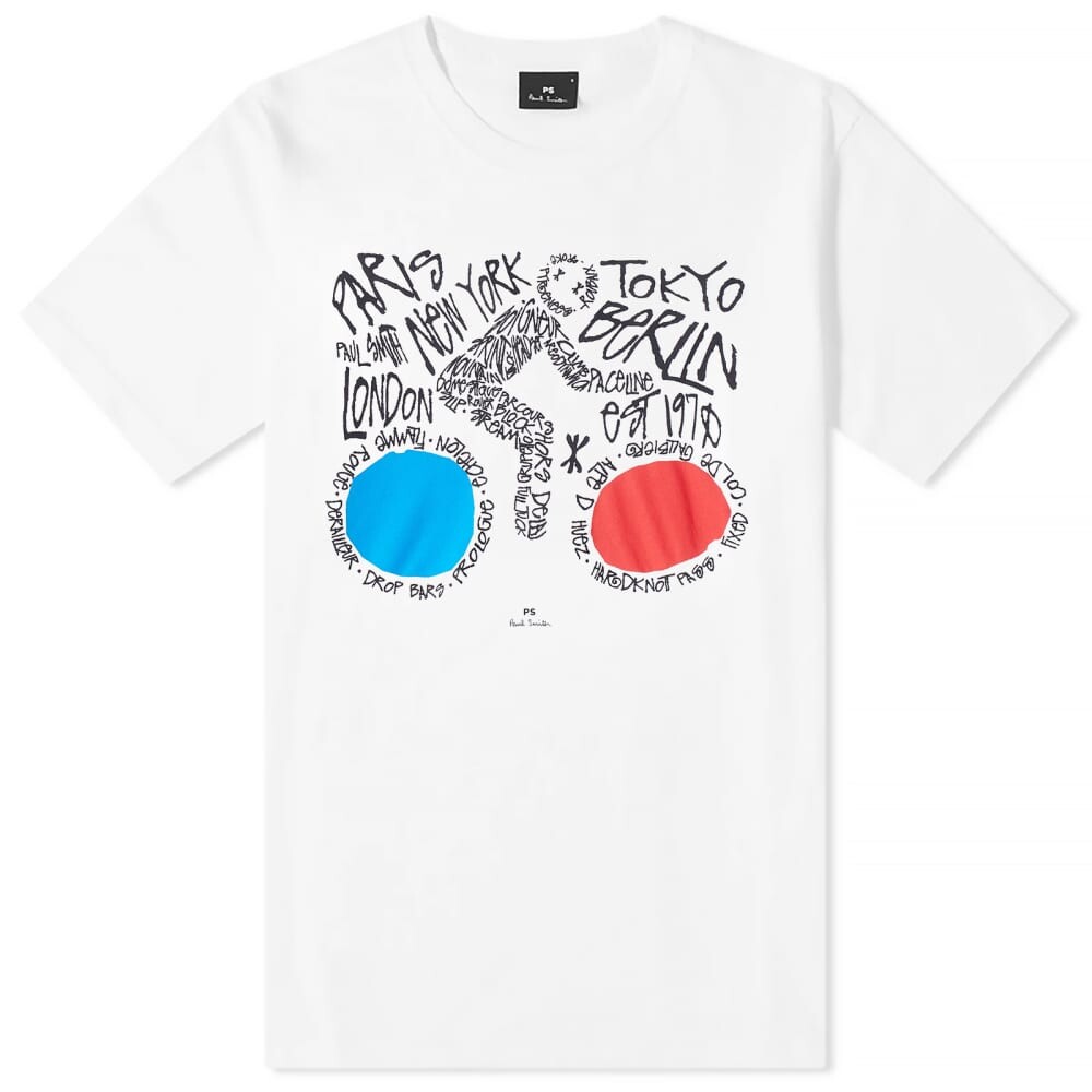 Футболка велосипедиста Paul Smith, белый
