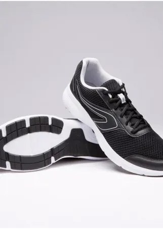 Кроссовки для бега мужские RUN CUSHION черно-серые, размер: 44, цвет: Черный KALENJI Х Декатлон
