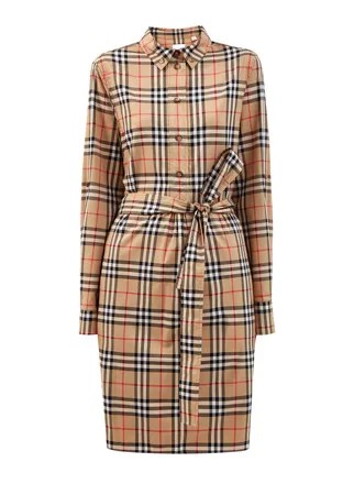 Приталенное платье-рубашка в клетку Vintage Check