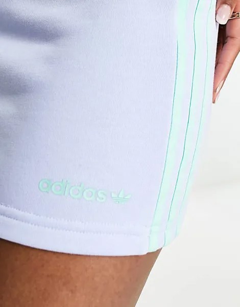 Синяя мини-юбка adidas Originals Island Club