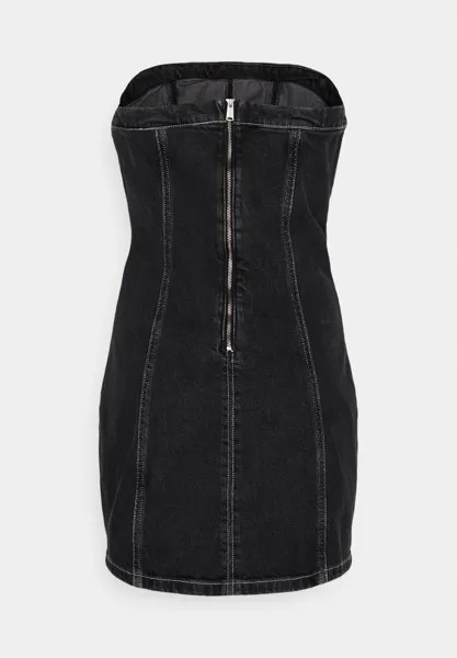 Платье Vaquero Tommy Jeans TUBE DRESS, цвет denim black