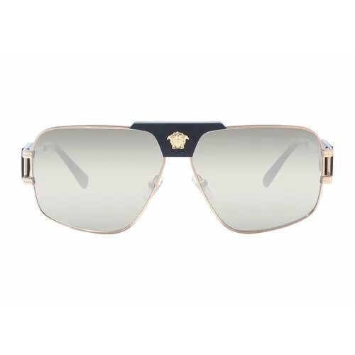 Солнцезащитные очки Versace 2251 1002/6G, золотой, черный