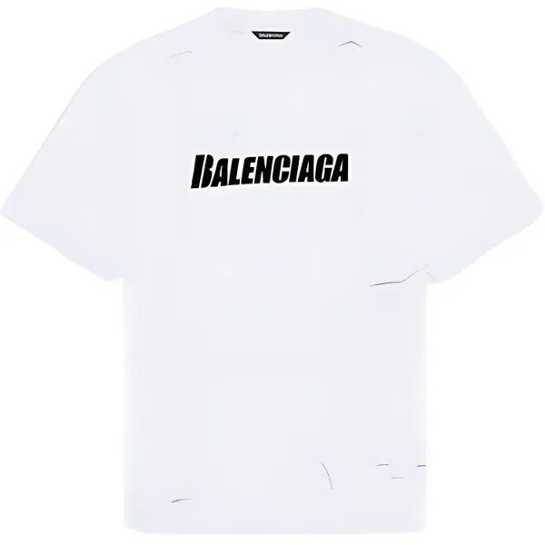 Футболка Caps женская белая Balenciaga