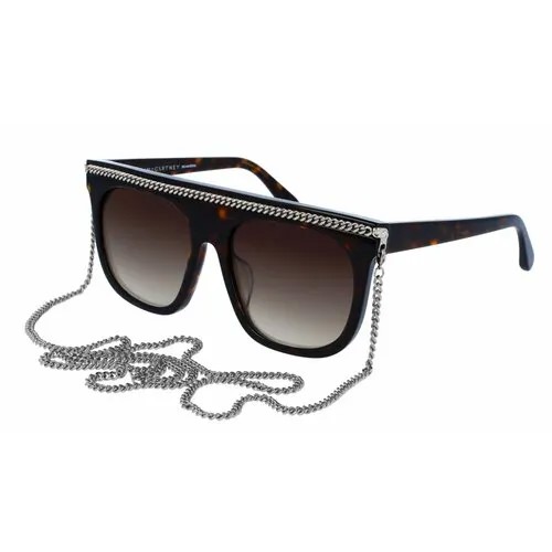 Солнцезащитные очки Stella McCartney SC0043S 002, прямоугольные, для женщин, черный