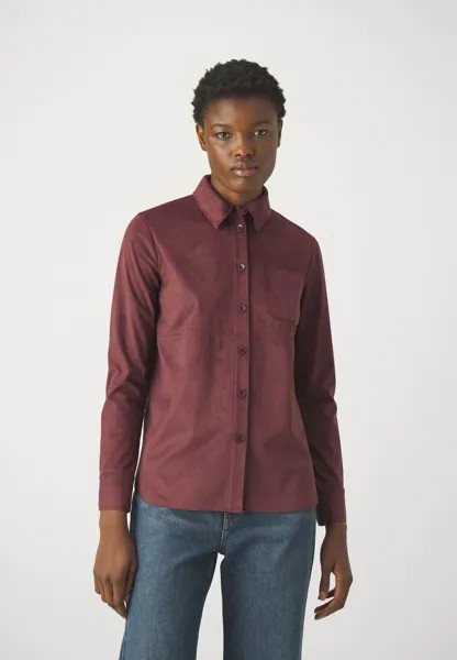 Блуза на пуговицах PICASSO MAX&Co., бордо