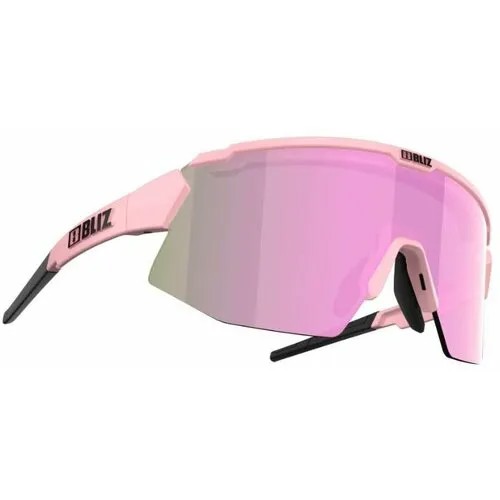 Солнцезащитные очки BLIZ, монолинза, оправа: пластик, спортивные, для женщин, розовый/розовый