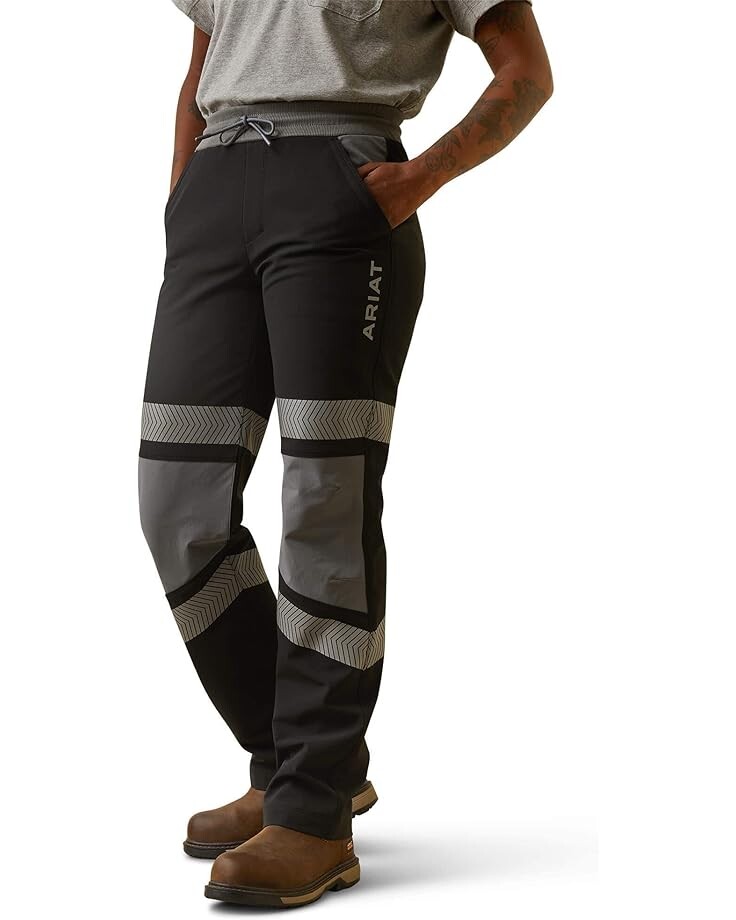 Брюки Ariat Rebar DuraStretch Pull-On Slim Leg, черный