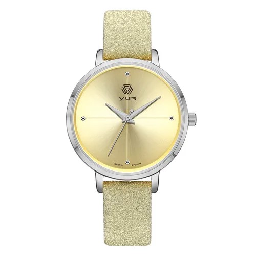 Наручные часы УЧЗ 3070L-6, серебряный, золотой