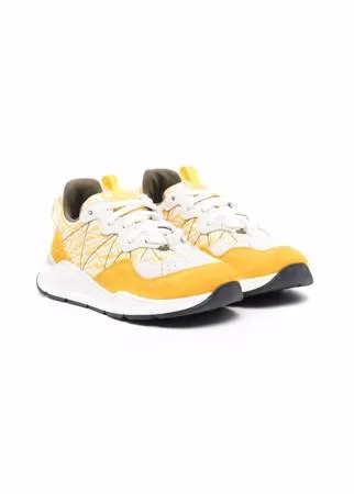 Fendi Kids кроссовки с логотипом FF