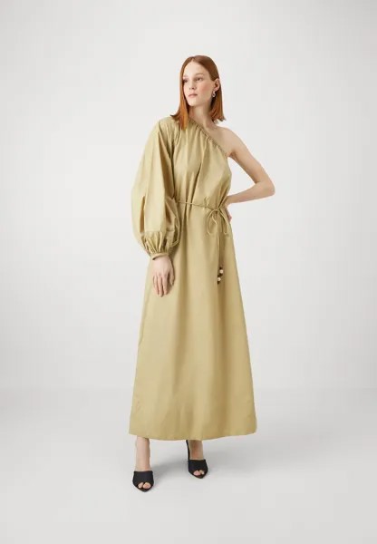 Длинное платье AMOROSA DRESS Faithfull the brand, темно-коричневый