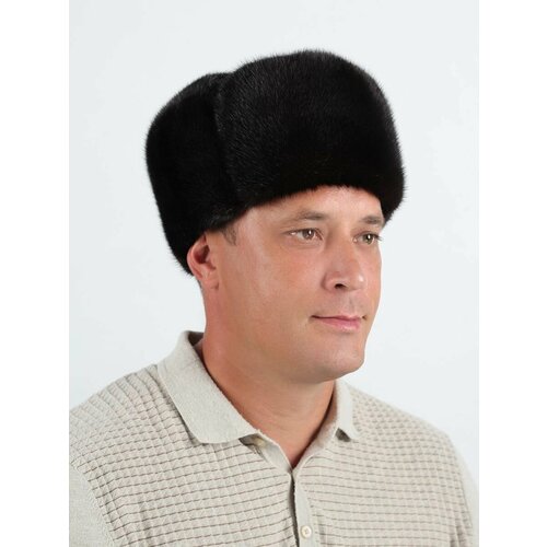 Шапка Меховой век для взрослых и детей, размер 55-56, коричневый