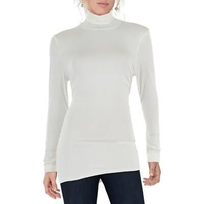 Женская белая трикотажная водолазка с длинным рукавом Three Dots, рубашка XL BHFO 6319