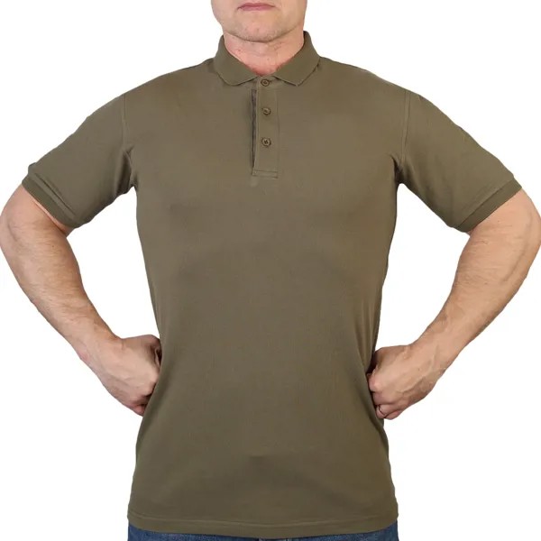 Милитари футболка поло хаки-олива (размер: 46)