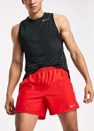 Красные шорты Nike Running Dri-FIT Challenger-Красный