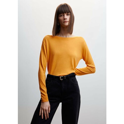 Джемпер MANGO Lucab, размер 34, , желтый