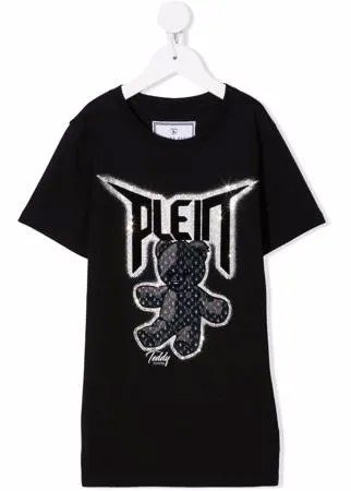 Philipp Plein Junior футболка с графичным принтом