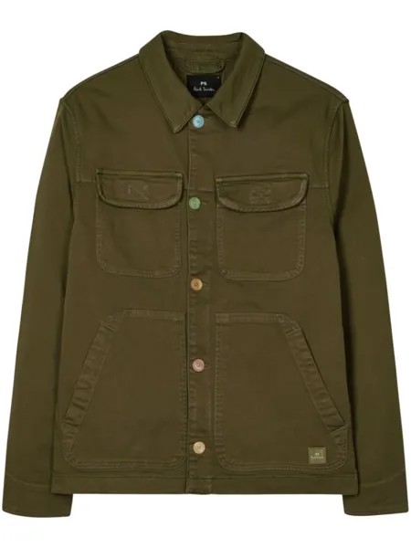 PS Paul Smith куртка в стиле милитари, зеленый