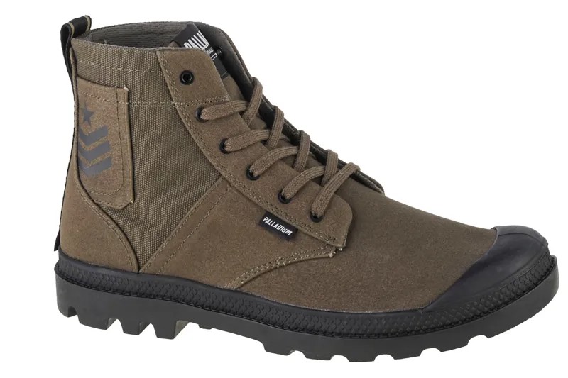 Высокие кроссовки Palladium Palladium Pampa Hi Army, зеленый