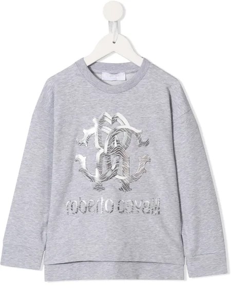 Roberto Cavalli Junior толстовка с логотипом